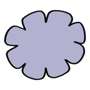 Illustration of a humanised flower